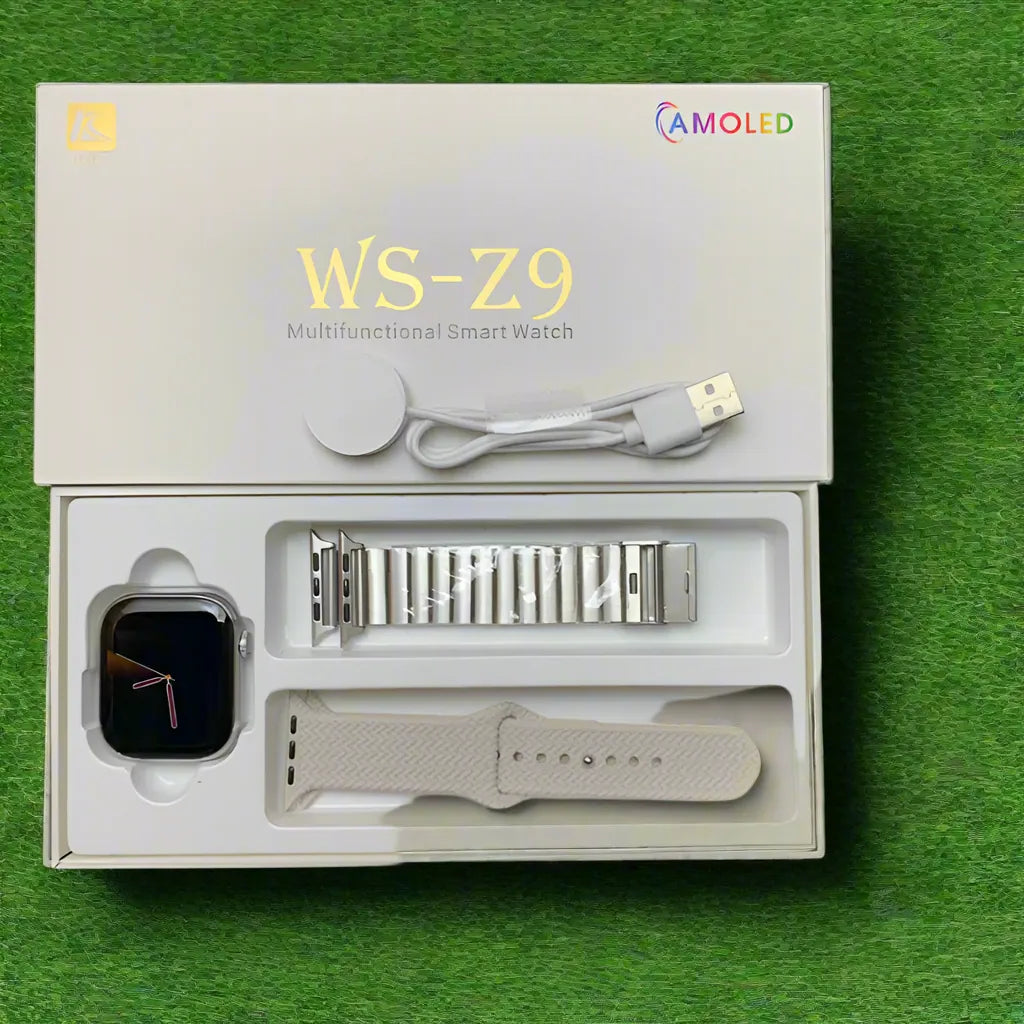 WS Z9 Multifunctional SmartWatch Stainless with AMOLED Display - Tech Aura