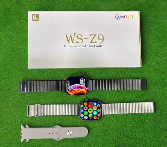 WS Z9 Multifunctional SmartWatch Stainless with AMOLED Display - Tech Aura